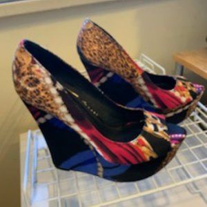 Aldo Torregrosa Satin Wedges